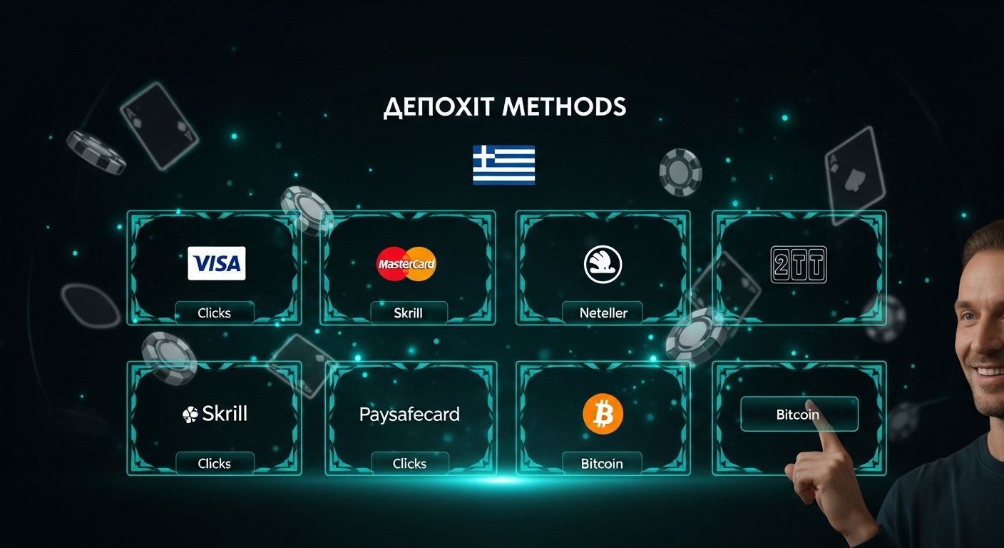 Διαθέσιμες μέθοδοι κατάθεσης instant deposit casino